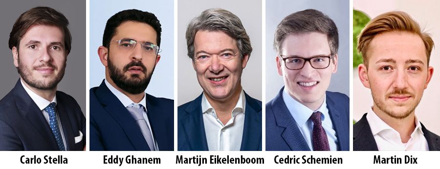 Carlo Stella, Eddy Ghanem, Martijn Eikelenboom, Cedric Schemien, and Martin Dix