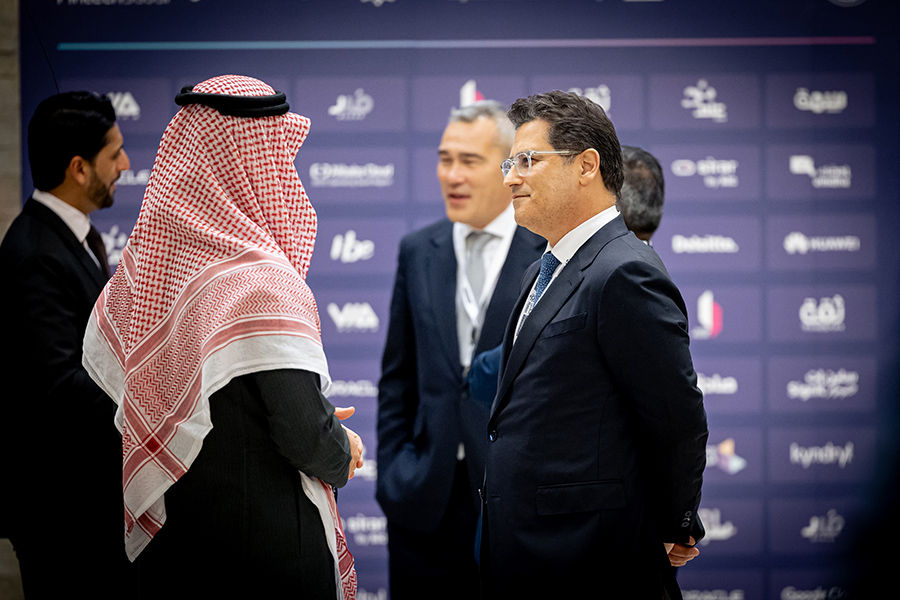 Deloitte CEO Mutasem Dajani during the launch event of Makken