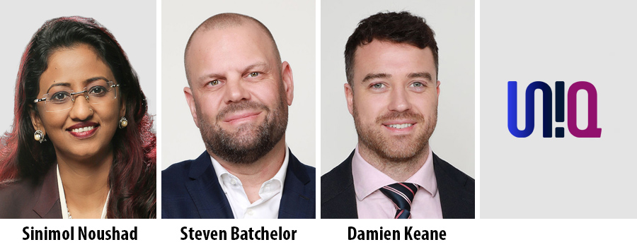 Sinimol Noushad, Steven Batchelor and Damien Keane - UN!Q