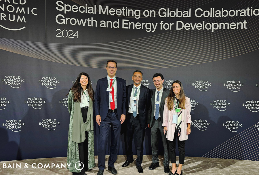 Bain & Company engaged in WEF's special meeting in Riyadh