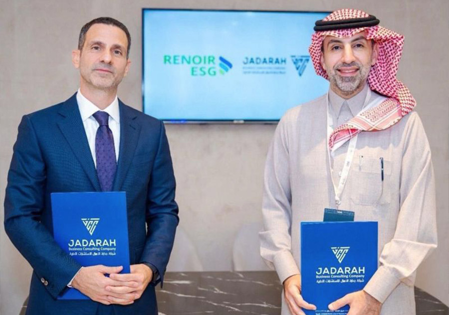 Renoir Consulting and Jadarah sign partnership for sustainability services Renoir Consulting and Jadarah sign partnership for sustainability services