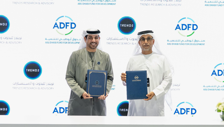 Abu Dhabi Fund for Development signs agreement with TRENDS Research & Advisory