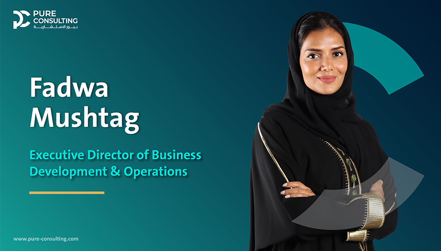 Who’s Who Fadwa Mushtag, Executive Director of Business Development & Operations at Pure Consulting