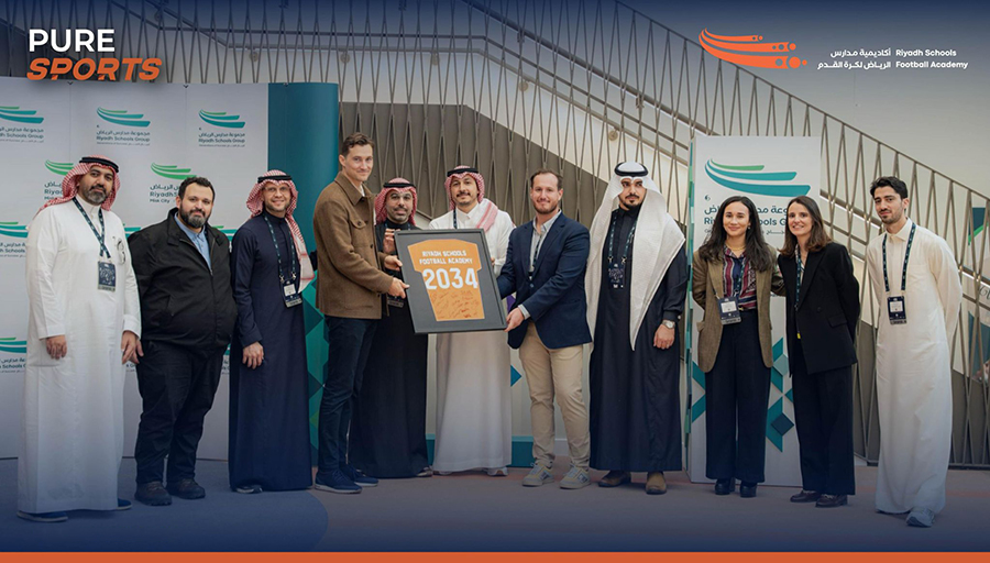 Pure Sports supports Riyadh Schools Football Academy with talent development pathways