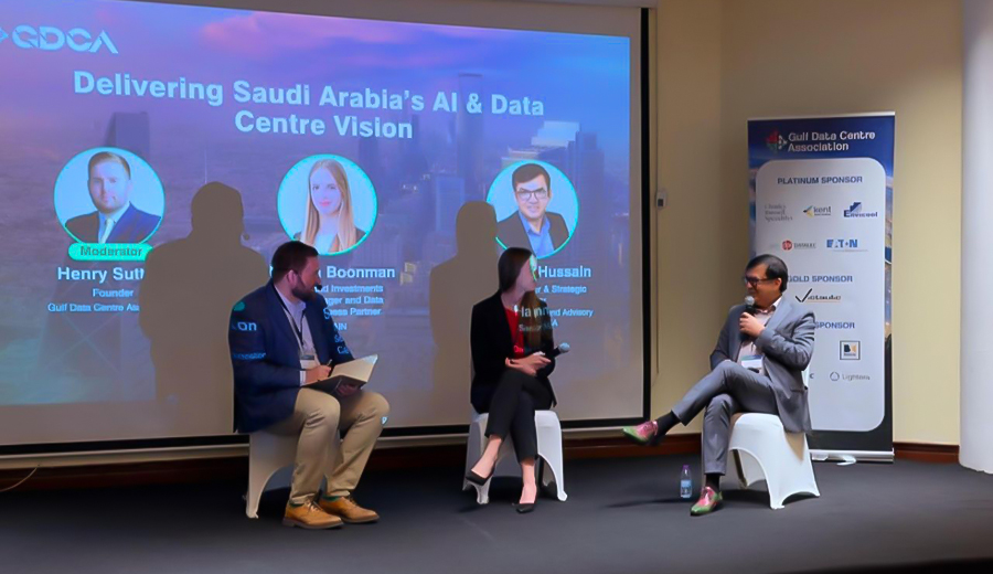 Detecon Senior Manager Hammad Hussain at the event