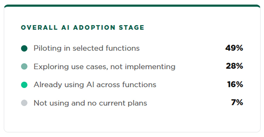 Overall AI Adoption Stage Overall AI Adoption Stage