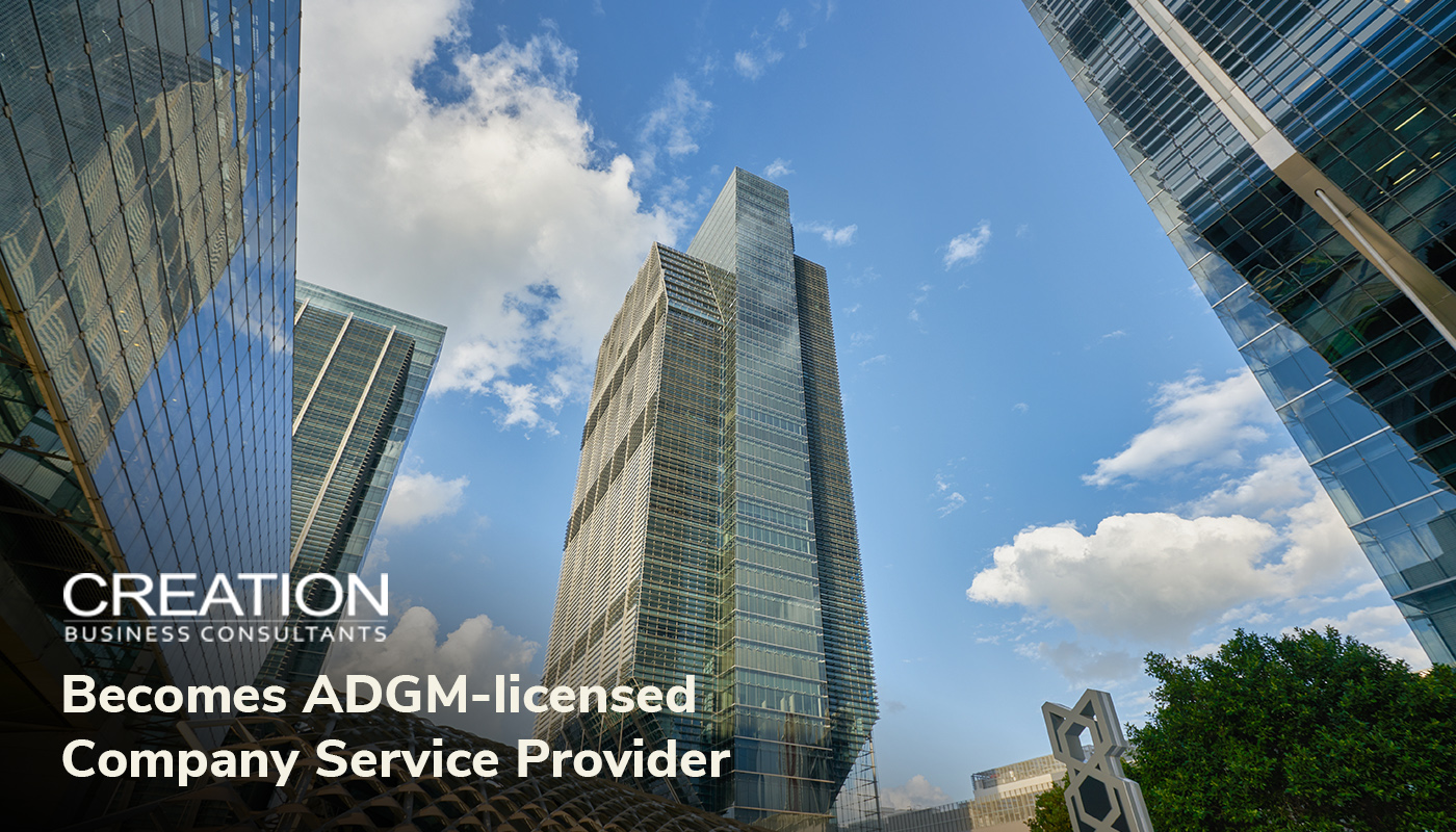 Creation Business Consultants becomes licensed service provider in ADGM
