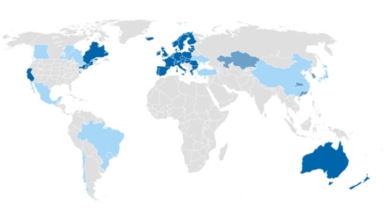 Ecofys develops Emission Trading Schemes map