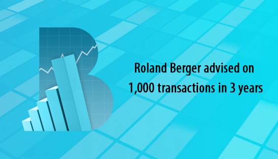 Roland Berger's M&A team advised on 1,000 transactions in past 3 years