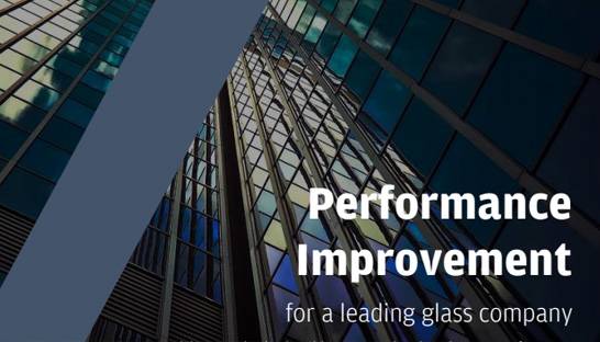 Avalon helps glass company with performance improvement
