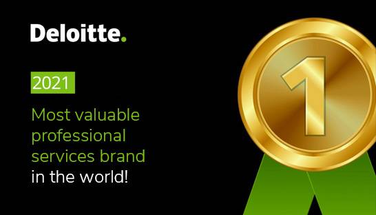 Deloitte is the world's most valuable professional services brand