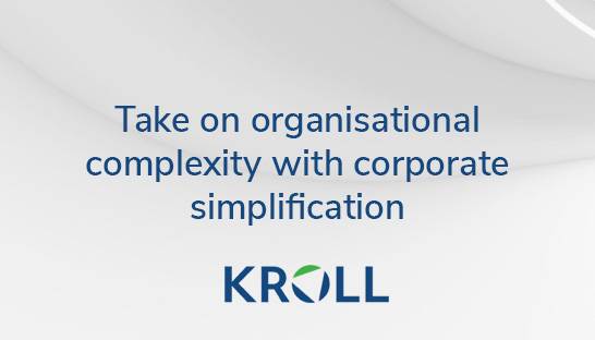 Take on organisational complexity with corporate simplification