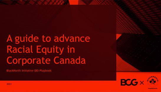 BlackNorth Initiative and BCG release racial equity playbook