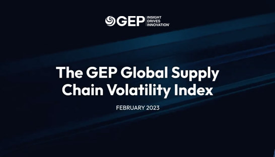 GEP supply chain volatility index drops as shortages ease