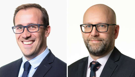 Paul Cox and Kieran Smith made partners at Crowe UK