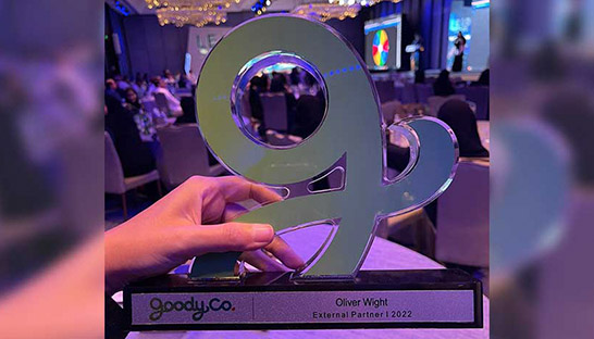 Oliver Wight Named Goody External Partner of the Year