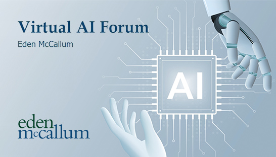 Eden McCallum shares AI best practices and tips at AI Forum