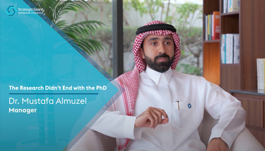 From PhD to Consulting: Mustafa Almuzel on his experience at Strategic Gears