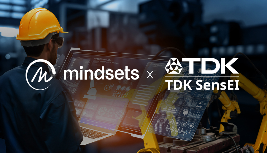 TDK SensEI partners with Mindsets to bring edge AI to industrial markets in EMEA