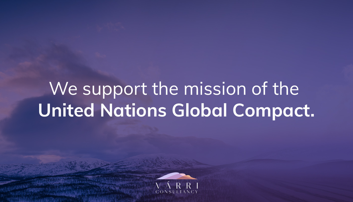 Várri Consultancy strengthens its commitment to the UN Global Compact principles