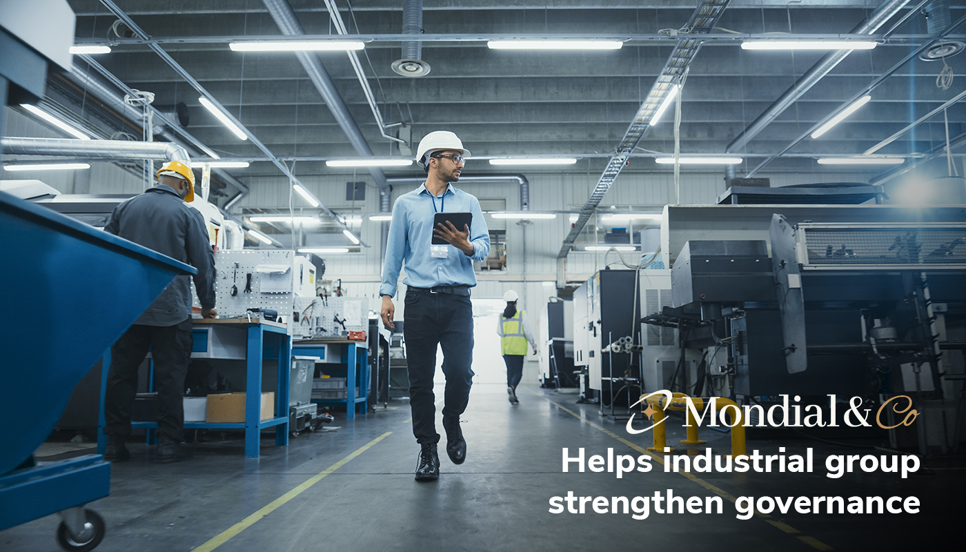 Mondial & Co helps industrial group strengthen governance with Asian manufacturer